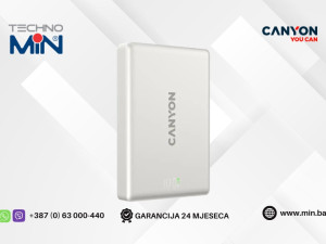 Canyon OnPower 511 Magnetic Power Bank 10000mAh Wireless Grey