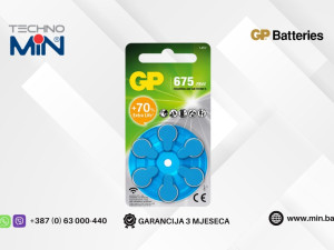 GP Zinc Air ZA675F-ELTD6 Baterije za slušne aparate 1.45V PR675