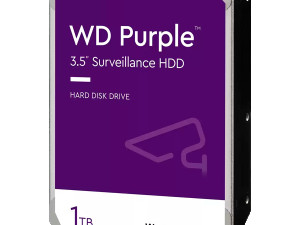 HDD AV WD Purple (3.5'', 1TB, 64MB, 5400 RPM, SATA 6 Gb/s)