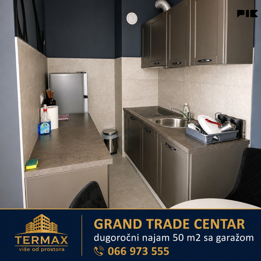 Grand trade centar NAJAM 50 m² - Więcej