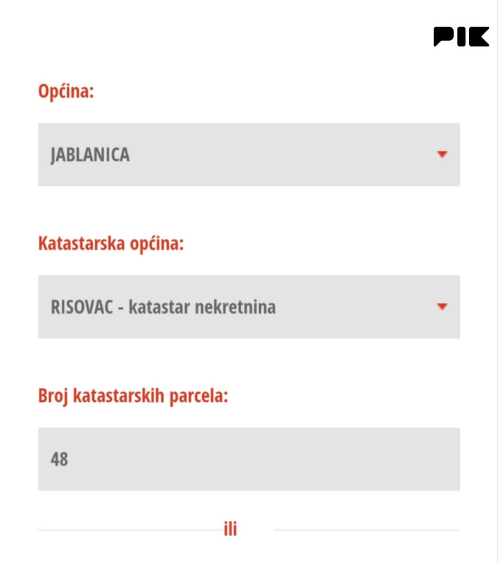 Zemljište Jablanica 3