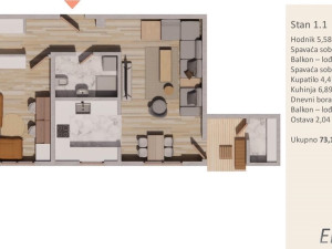 Stan Banja Luka-73,15 m2 photo 2