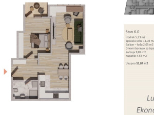 Stan Banja Luka-52,84 m2 photo 2