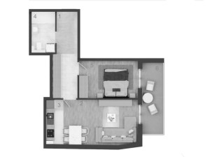 Dvosoban stan 54m2 Lazarevo Banja Luka photo 2