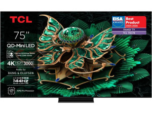 TCL TV 75" C7K 4K Mini LED 144Hz Google TV 75C7K