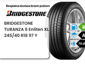 245/40 R 18 97Y XL BRIDGESTONE TURANZA 6 Enliten