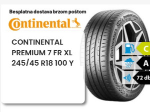 245/45 R 18 100Y XL CONTI PREMIUM 7 FR