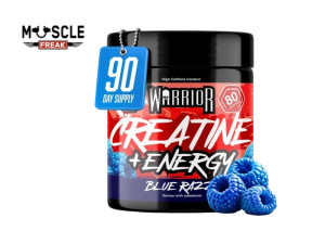 Warrior Creatine Plus Energy Blue Raspberry 300g