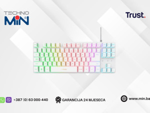 Trust GXT833 Thado TKL Mehanička Gaming Tastatura 26212, Bijela