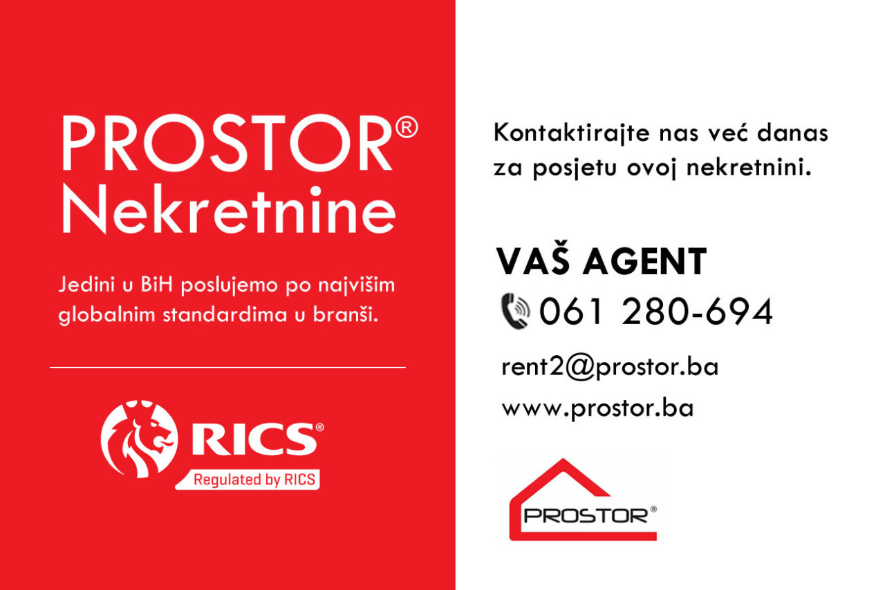 PROSTOR izdaje: Polunamještena trosobna kuća, Velešići 12