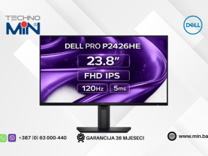 Monitor Dell Pro P2426HE 23.8" FHD IPS 120Hz, 5ms
