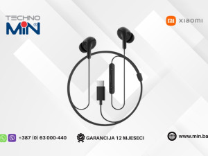 Xiaomi Mi In-Ear Type-C Slušalice sa mikrofonom XK4R3Q9, Crna