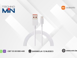 Xiaomi Type-A na Type-C Kabal 6A 1m, White