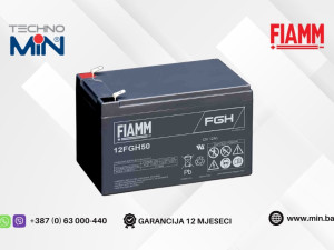 FIAMM Baterija 12Ah 12V 12FGH50 Olovno-kiselinska AGM
