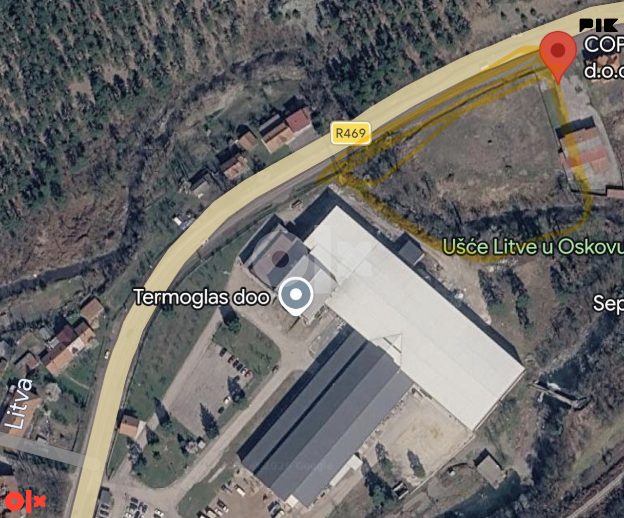 Zemljište  Banovići  4000m2