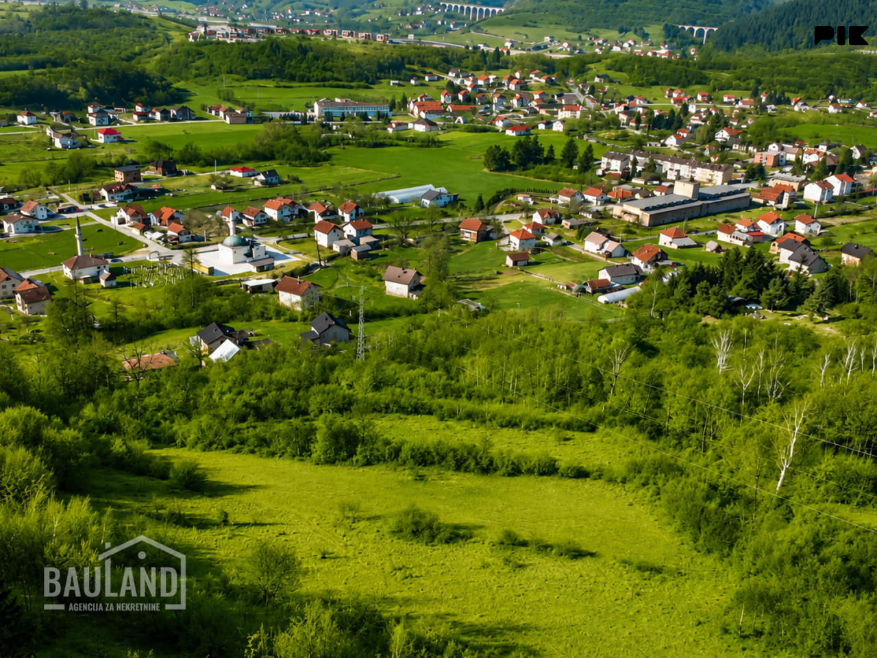 BAULAND/ Atraktivno zemljište s građevinskom Tarčin Hadžići 2
