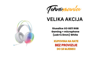 Slusalice XO GE11 RGB Gaming + microphone (usb+3.5mm) White