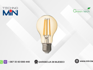GREEN TECH LED Filament 4W E27 2300K A60 Amber Dimabilna LFB-3002