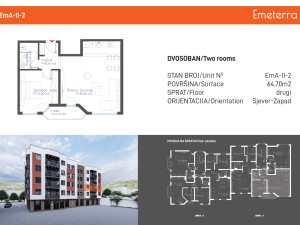 NOVOGRADNJA - EMETERRA - HRASNO - SARAJEVO - 32,70 m2 do 65 m2 photo 3