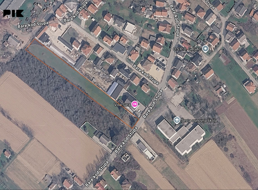 Zemljište Bare kod Stupa