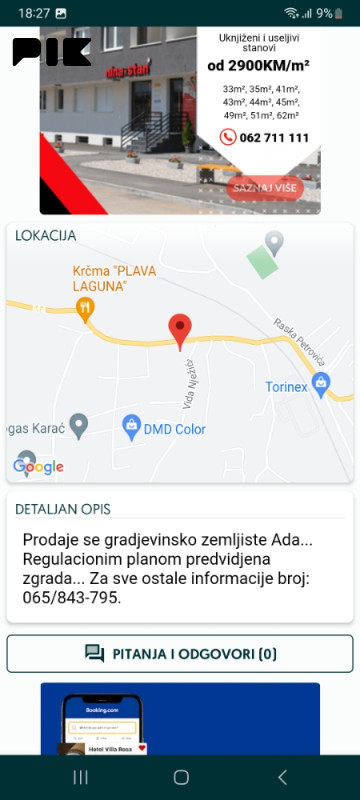 Zemljište za zgradu Banja Luka 3