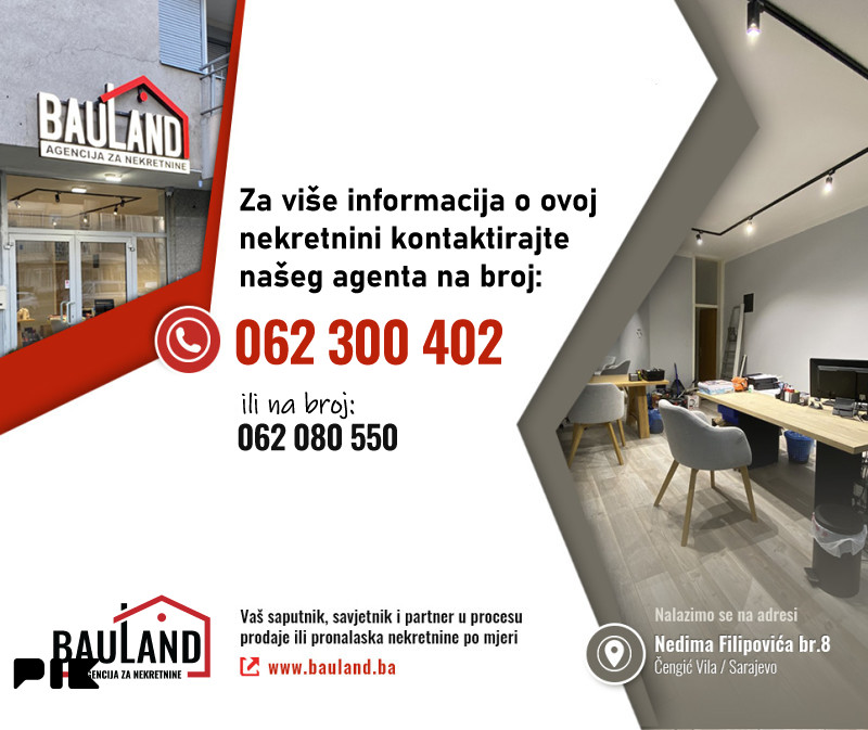 BAULAND/ Trosoban stan 66m2/Paromlinska Novo Sarajevo 19