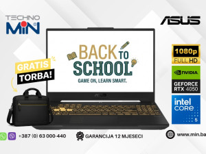 ASUS TUF F16 - 16" Core 5 210H, 16GB RAM, 512GB SSD, RTX 4050