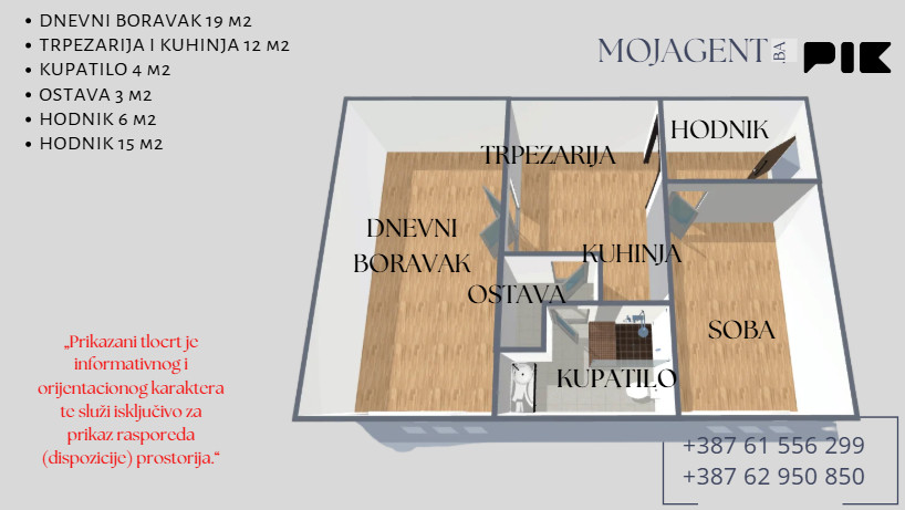 PRODAJA ILI ZAMJENA ADAPTIRANOG STANA - SALKE NAZEČIĆA - DOBRINJA 19