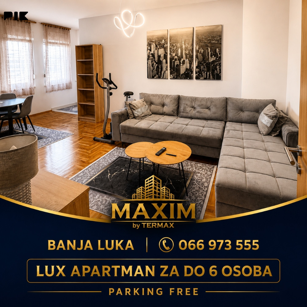 Stan na dan Banja Luka MAXIM by Termax (klinika Dr Kostić)