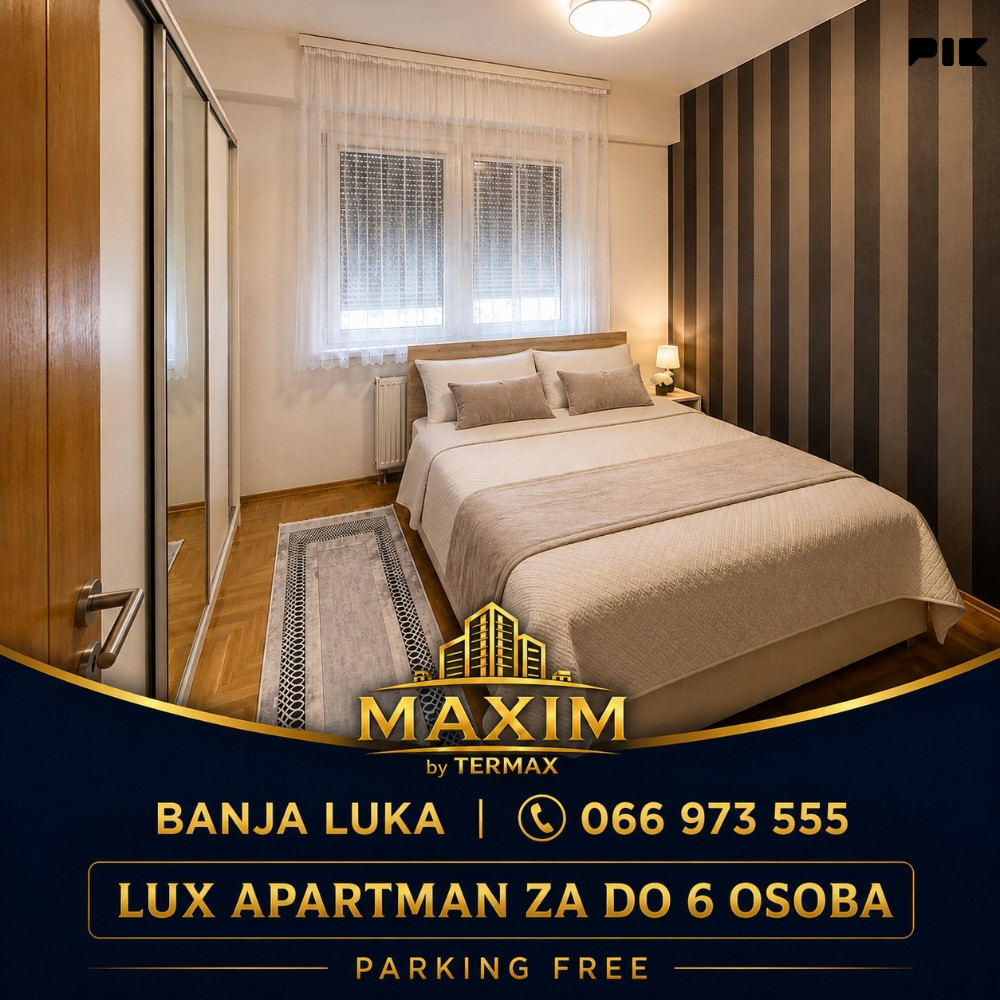 Stan na dan Banja Luka MAXIM by Termax (klinika Dr Kostić) 5
