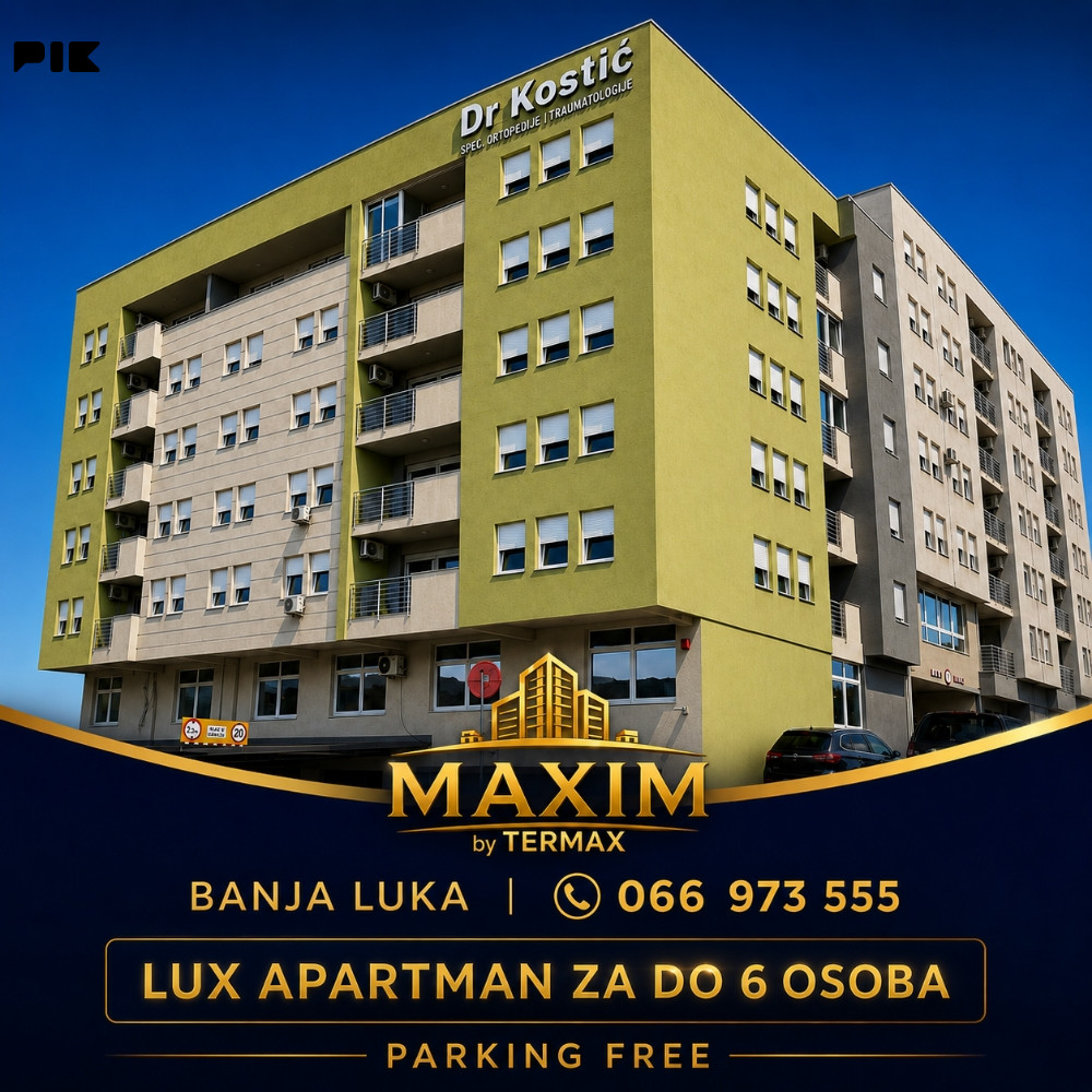 Stan na dan Banja Luka MAXIM by Termax (klinika Dr Kostić) 8