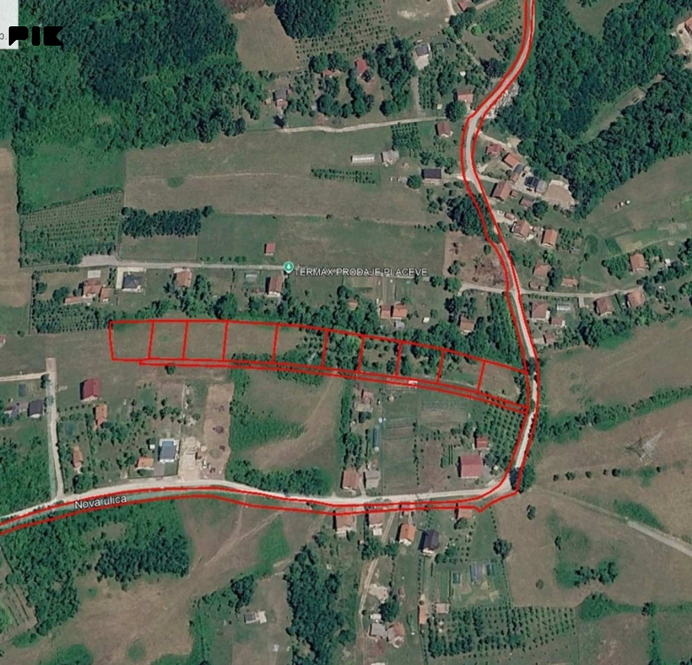 Placevi 660 - 1054 m2, Šargovac , Nova ulica