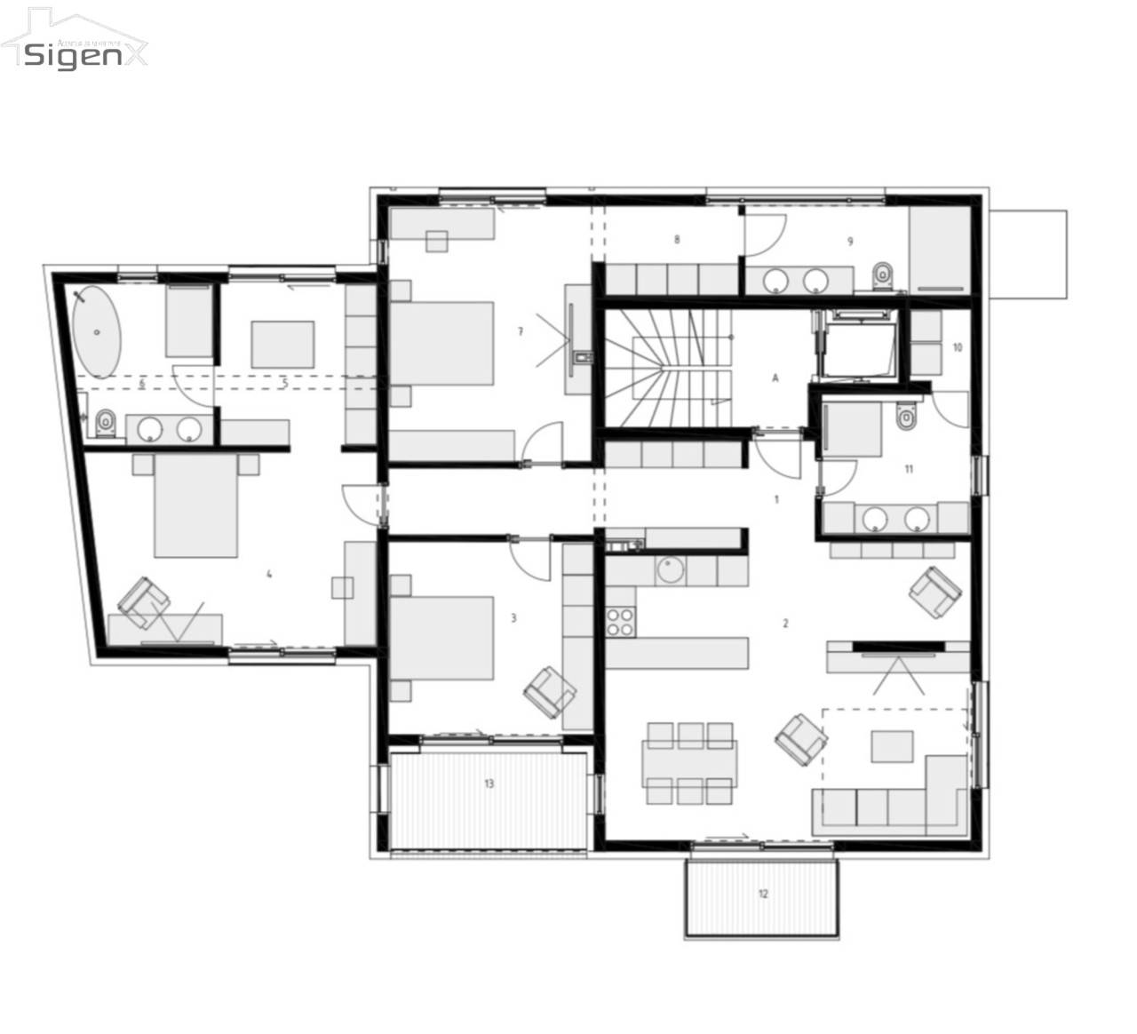 SIGENX : Mejtaš/ 160m2 Premium četverosoban stan/ Ekskuzivno 4