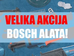 Bosch akcija bušilica brusilica pila laserskih nivelira