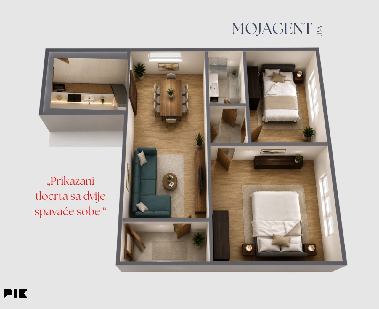 FRANCA LEHARA - MARIJIN DVOR - 58m2 - www.mojagent.ba 18