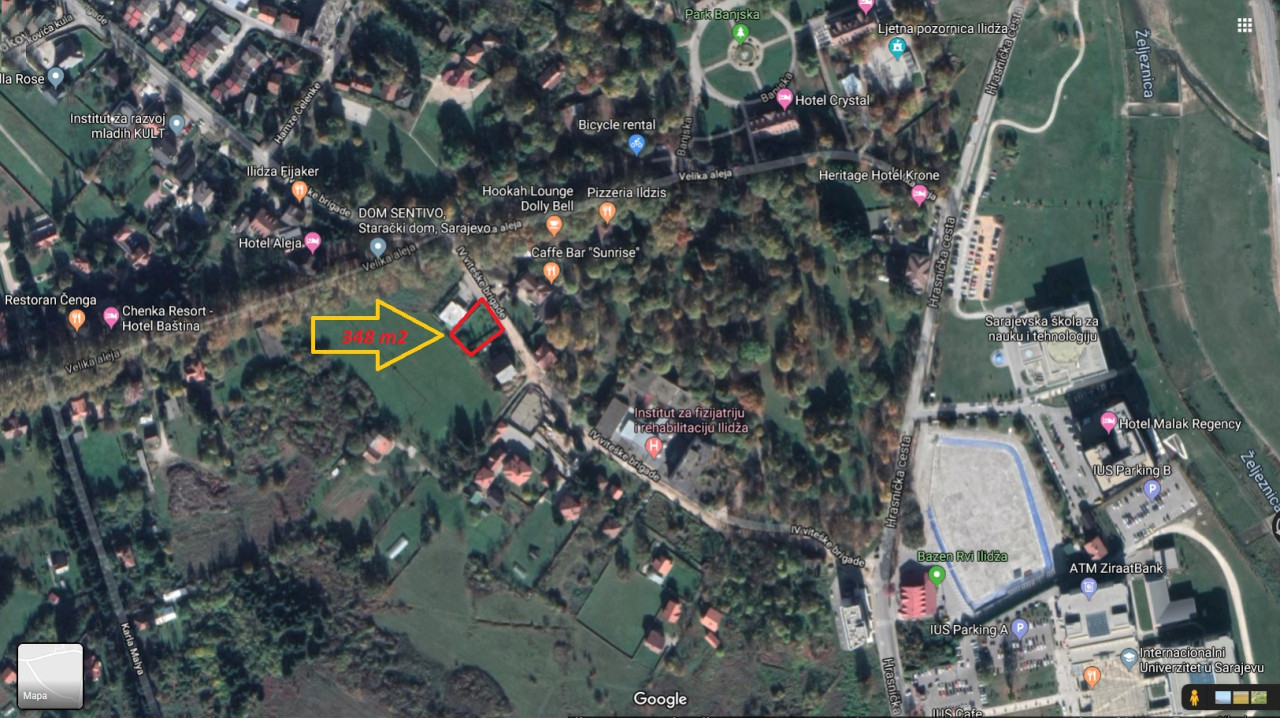 SIGENX: Zemljište Velika aleja/Vrelo Bosne/ Van vodozaštitne zone 7
