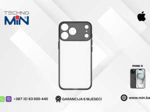 Frame Case Apple iPhone 15 zaštitna maskica, Crna