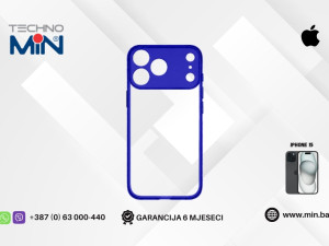 Frame Case Apple iPhone 15 zaštitna maskica, Plava