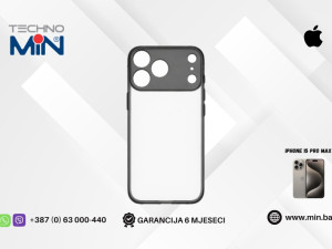 Frame Case Apple iPhone 15 Pro Max zaštitna maskica, Crna