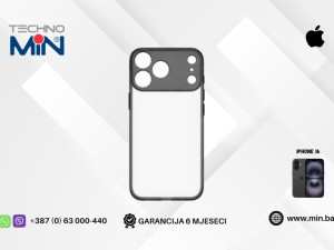 Frame Case Apple iPhone 16 zaštitna maskica, Crna