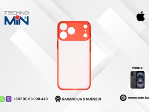 Frame Case Apple iPhone 16 zaštitna maskica, Crvena