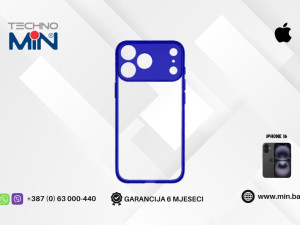 Frame Case Apple iPhone 16 zaštitna maskica, Plava