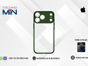 Frame Case Apple iPhone 16 Pro Max zaštitna maskica, Zelena