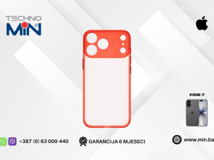 Frame Case Apple iPhone 17 zaštitna maskica, Crvena