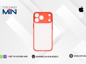 Frame Case Apple iPhone 17 Pro zaštitna maskica, Crvena