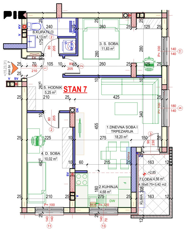 Stan BROD | Stanovi 42-102m/2 | NOVOGRADNJA 6