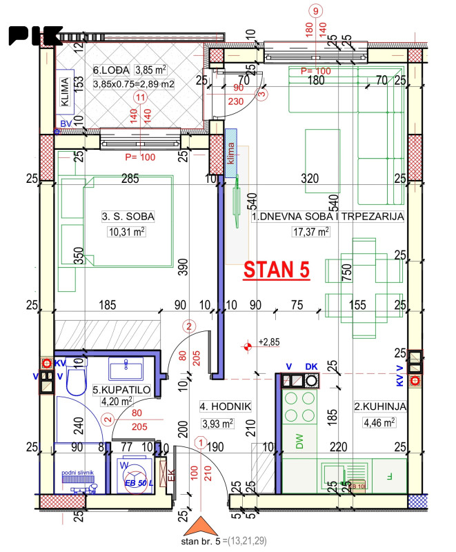 Stan BROD | Stanovi 42-102m/2 | NOVOGRADNJA 8