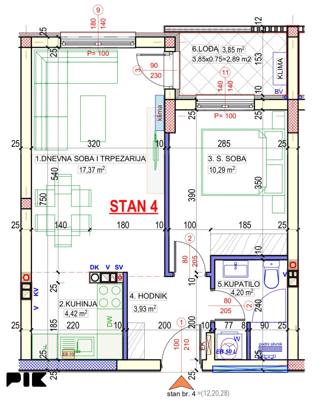 Stan BROD | Stanovi 42-102m/2 | NOVOGRADNJA 9