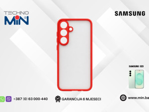 Frame Case Samsung Galaxy S25 zaštitna maskica, Crvena