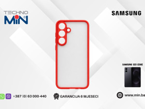Frame Case Samsung Galaxy S25 Edge zaštitna maskica, Crvena